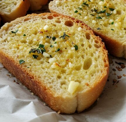 PAN FRIED GARLIC BREAD